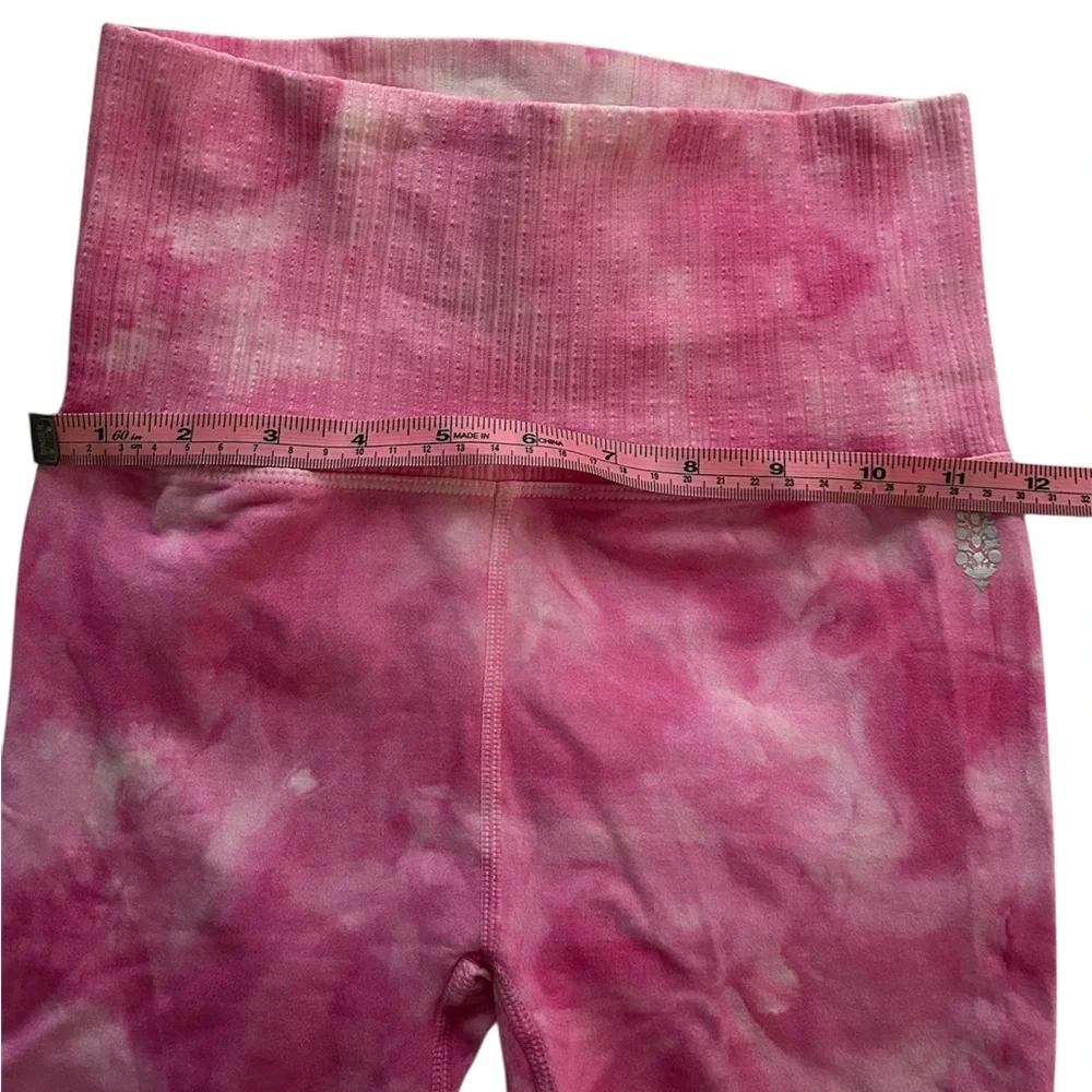 Free People Movement Good Karma Pink‎ Tie-Dye Women's Leggings Size Xs-Small